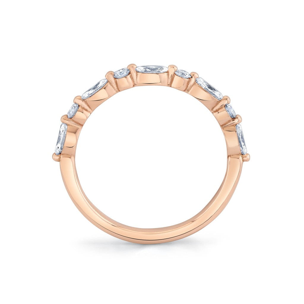 Emerson Fine Jewelry 18K Yellow Gold Mix Shape Shared Prong Diamond Band Rings - Women's