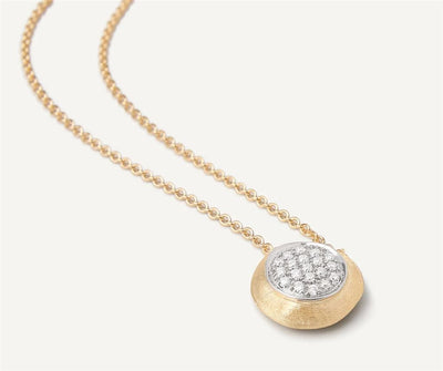 Marco Bicego 18K Yellow Gold Marco Bicego Diamond Pave Disk Pendant Pendants