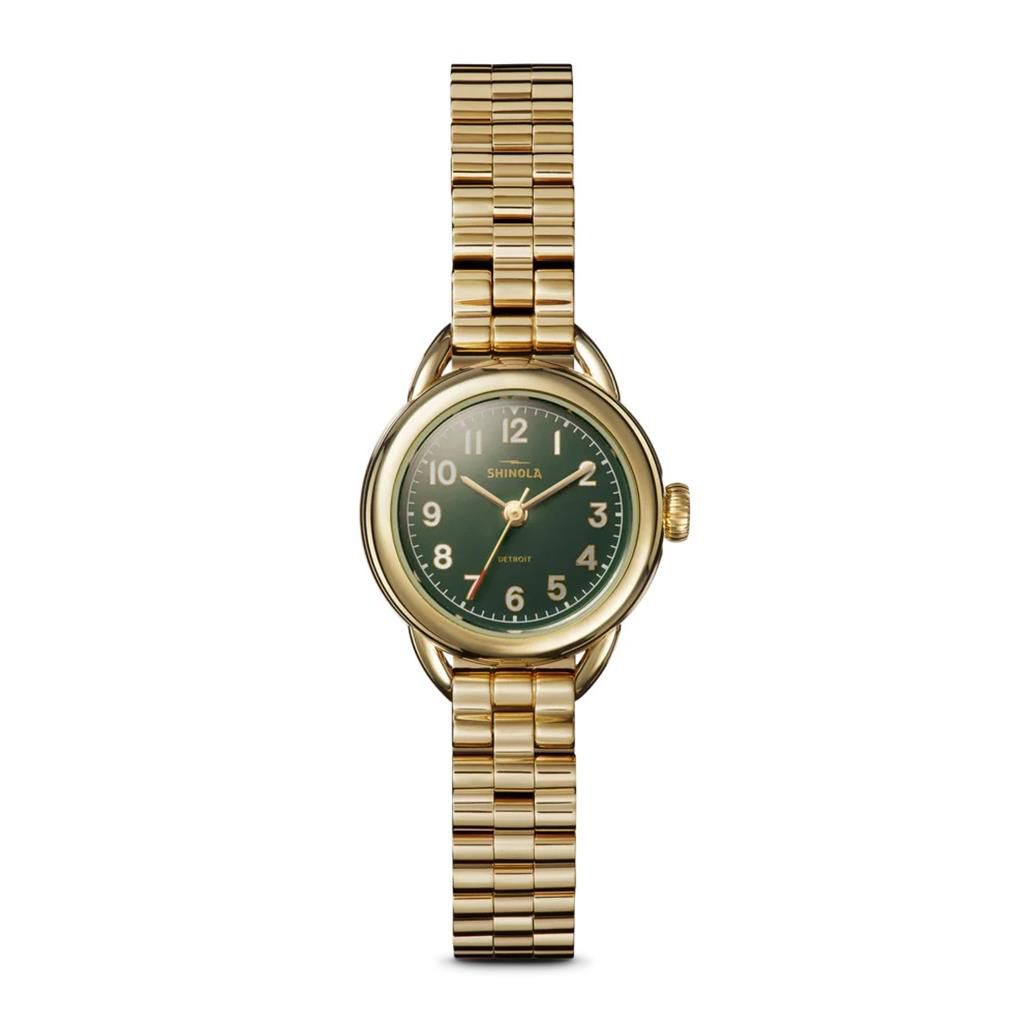 Shinola The Runabout 25mm - Green Watches