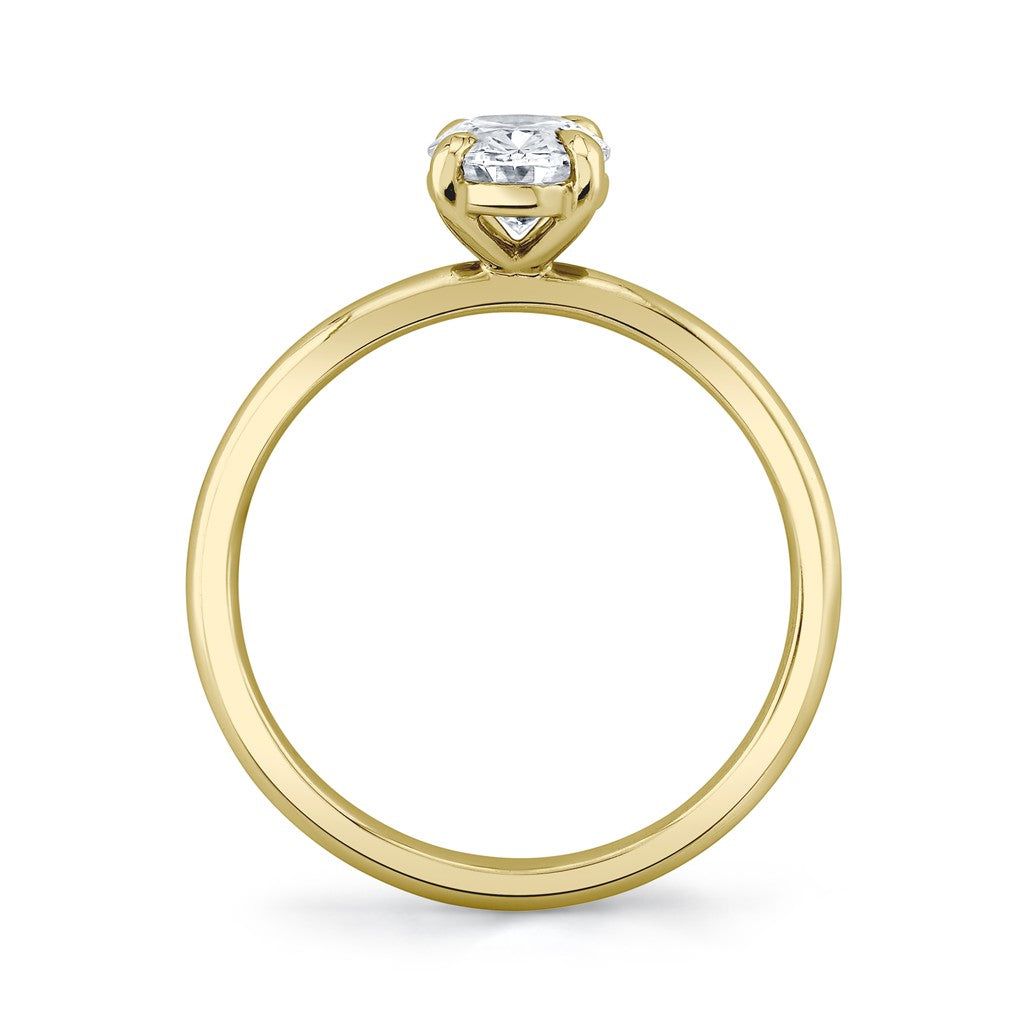 Emerson Fine Jewelry 18K Yellow Gold Everly Oval Classic Diamond Engagement Ring Engagement Rings
