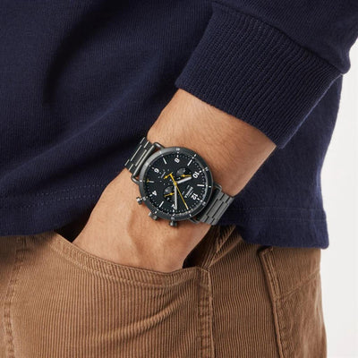 Shinola Canfield Sport Chronograph Watch 45mm - Gunmetal Watches