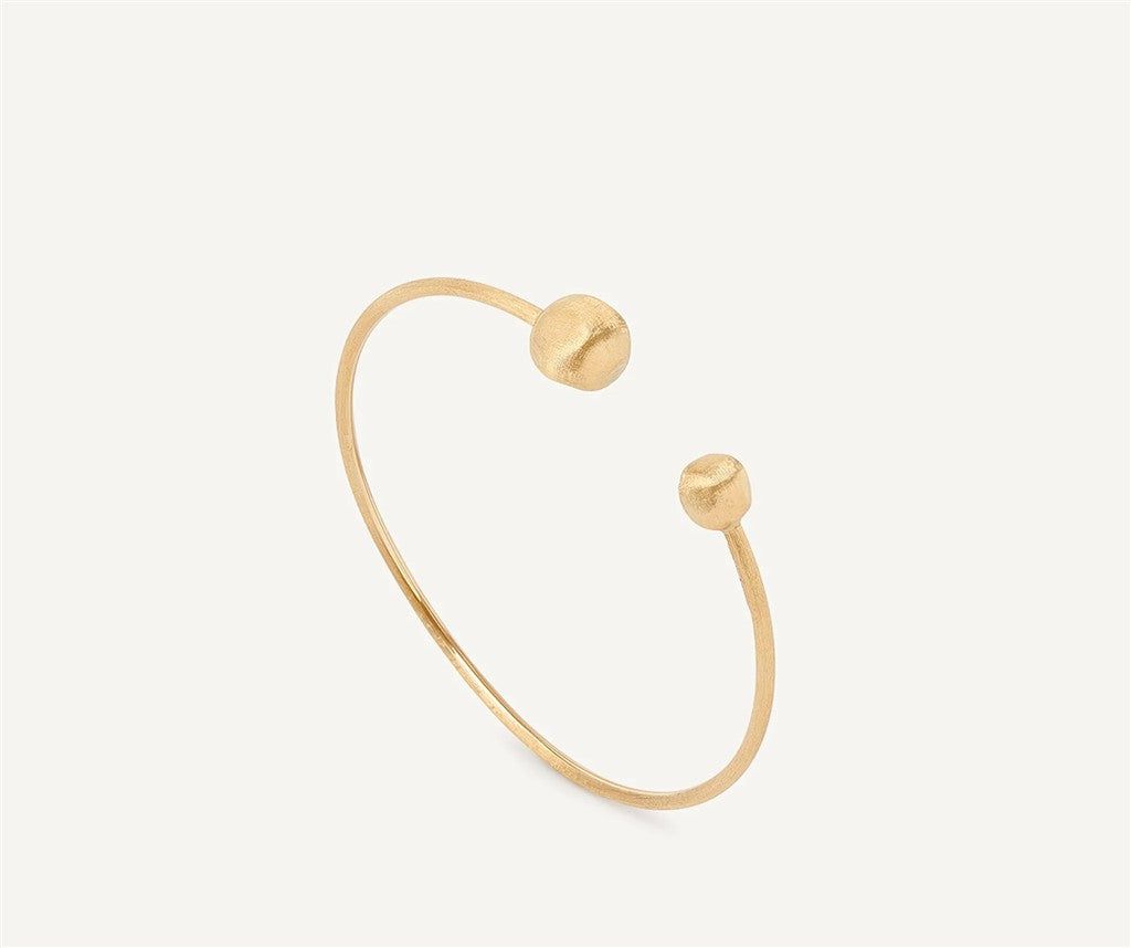 Marco Bicego 18K Yellow Gold Marco Bicego Flexible Bangle With Small Beads Bracelets - Women's