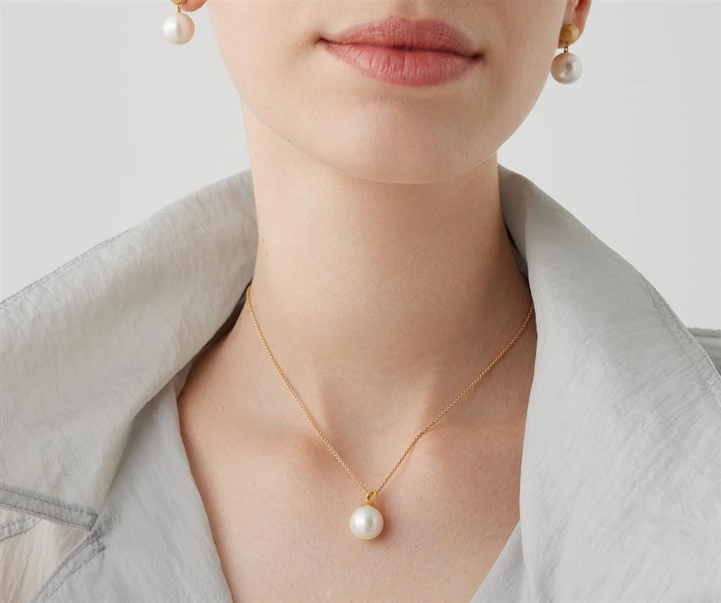 Marco Bicego 18K Yellow Gold Marco Bicego Pearl Pendant Necklace Pendants