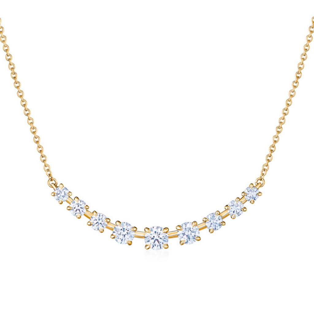 Kwiat 18K Yellow Gold Kwiat Nine-Stone Demi Necklace with Diamonds Necklaces