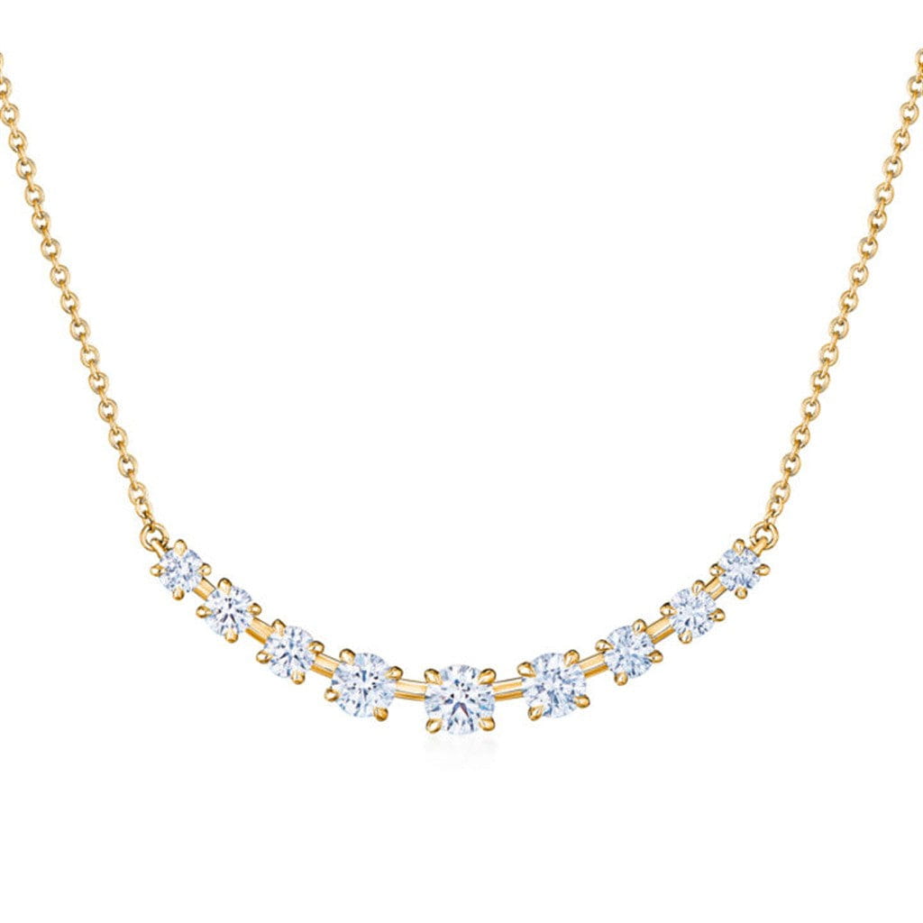 Kwiat 18K Yellow Gold Kwiat Nine-Stone Demi Necklace with Diamonds Necklaces