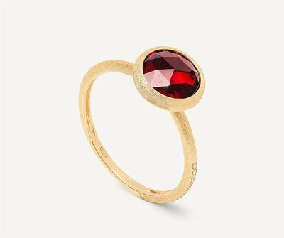 Marco Bicego 18K Yellow Gold Marco Bicego Small Red Garnet Ring Rings - Women's