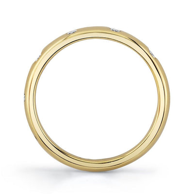 Emerson Fine Jewelry 18K Yellow Gold Nova Flush Set Half Eternity Diamond Band | Emerson Fine Jewelry Rings - Women's