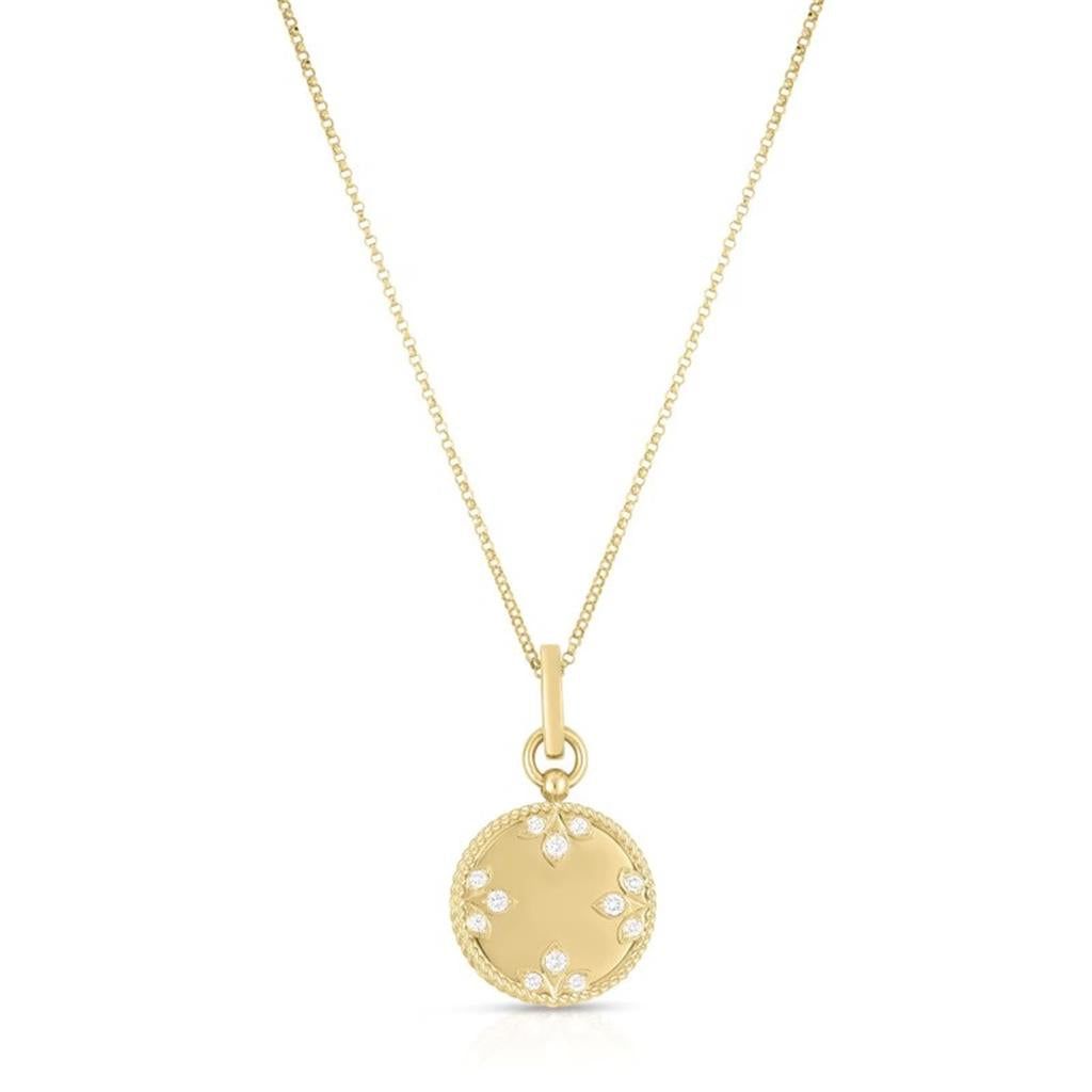 Roberto Coin 18K Yellow Gold Roberto Coin Venetian Princess Medallion Charm Pendant Pendants