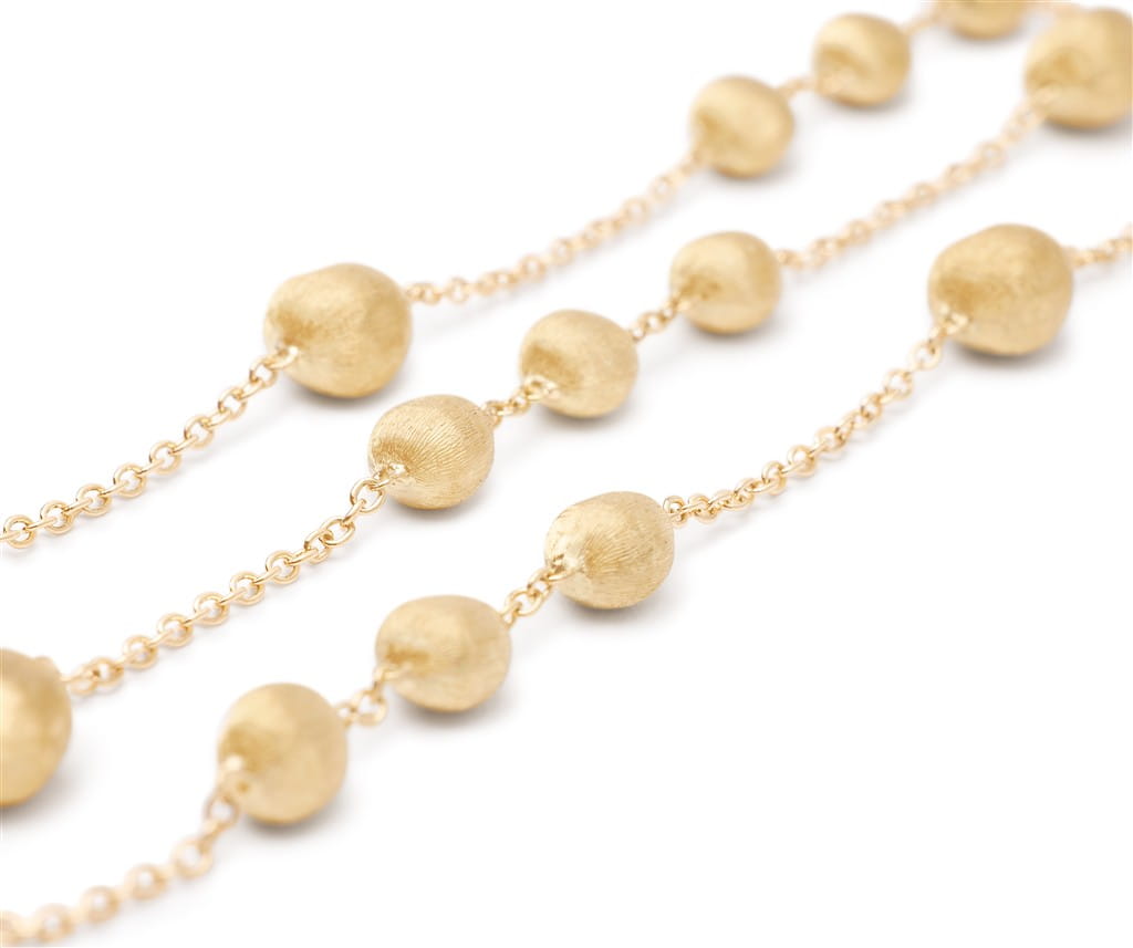 18K Yellow Gold Marco Bicego Bead Necklace | Emerson Fine Jewelry