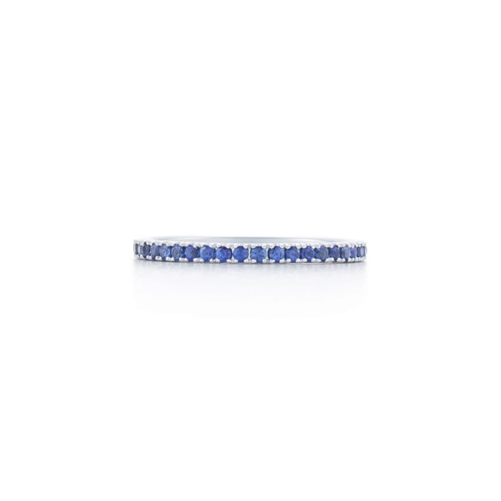 Kwiat 18K White Gold Kwiat Stackable Slim Ring with Sapphires Rings - Women's