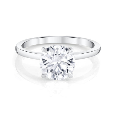 Emerson Fine Jewelry Platinum Everly Classic Round 3.10ct Diamond Engagement Ring Engagement Rings