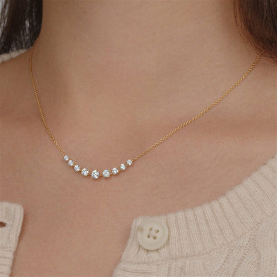 Kwiat 18K Yellow Gold Kwiat Nine-Stone Demi Necklace with Diamonds Necklaces