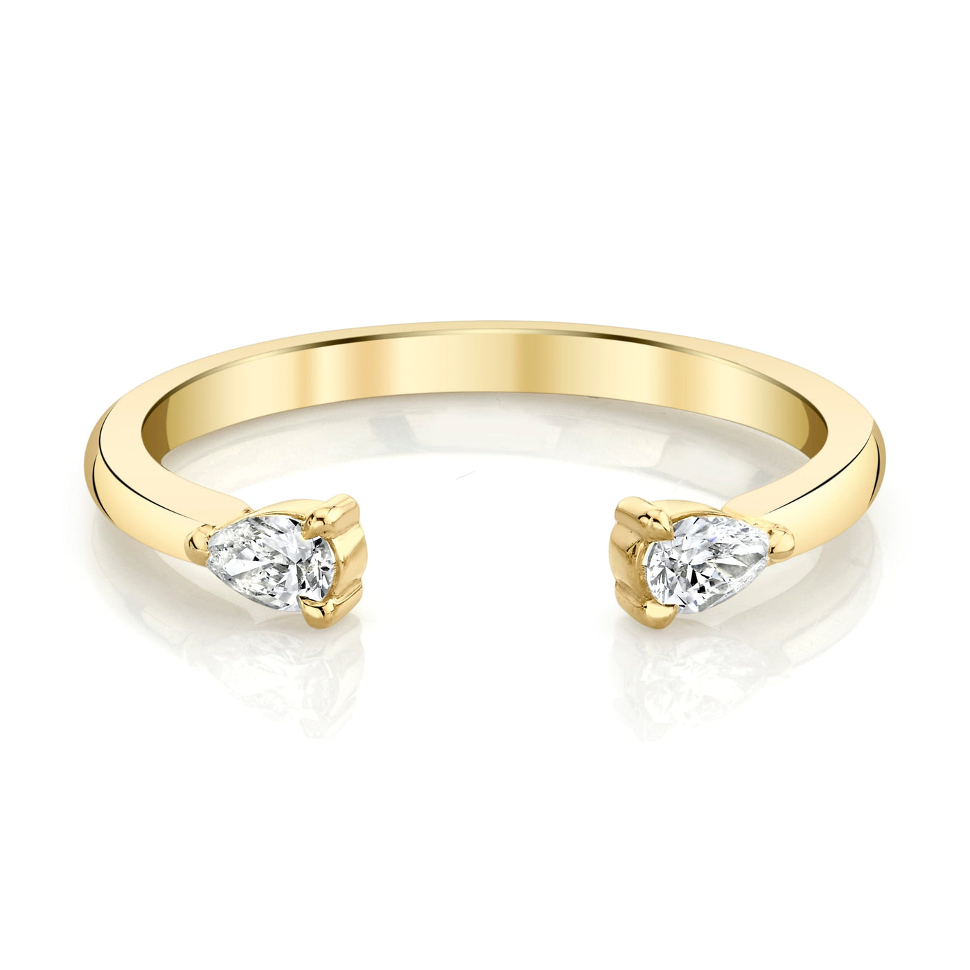 Emerson Fine Jewelry 18K Yellow Gold Marguerite Diamond Split Shank Band Rings - Women's