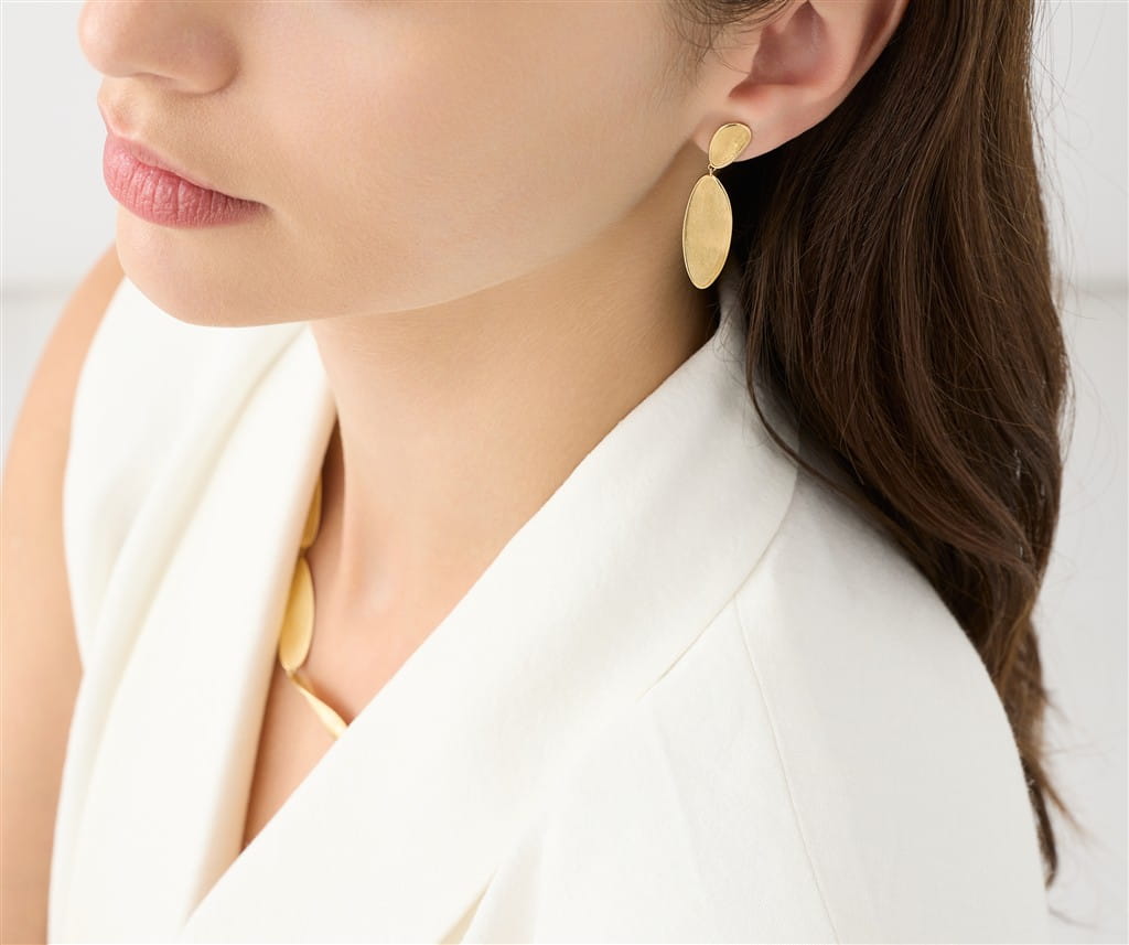 Marco Bicego 18K Yellow Gold Marco Bicego Double Drop Earrings Earrings