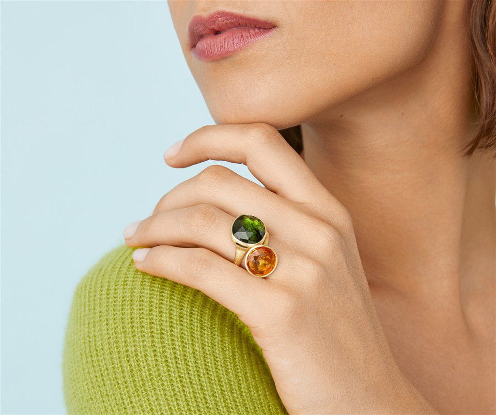 Marco Bicego 18K Yellow Gold Marco Bicego Citrine Quartz Ring Rings - Women's