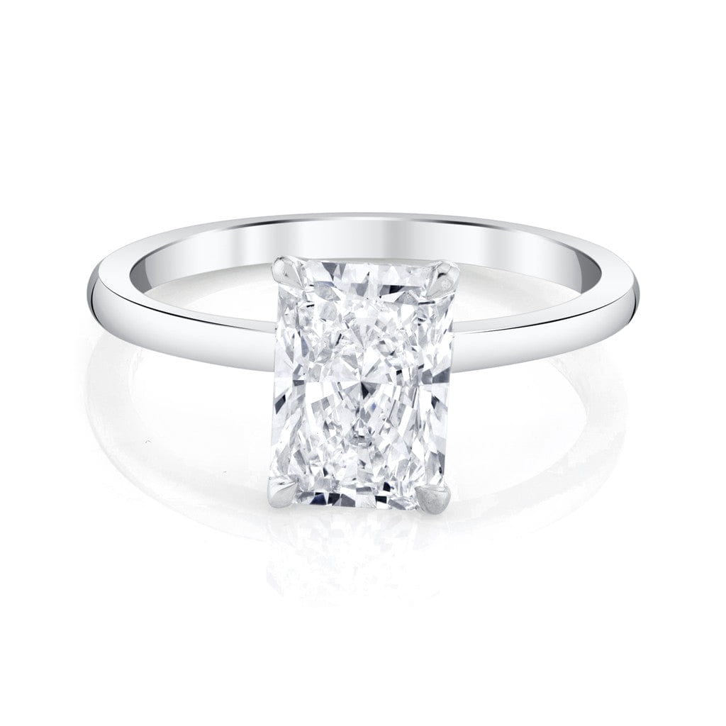 Emerson Fine Jewelry Platinum Everly Classic Radiant 3.09ct Diamond Engagement Ring Engagement Rings