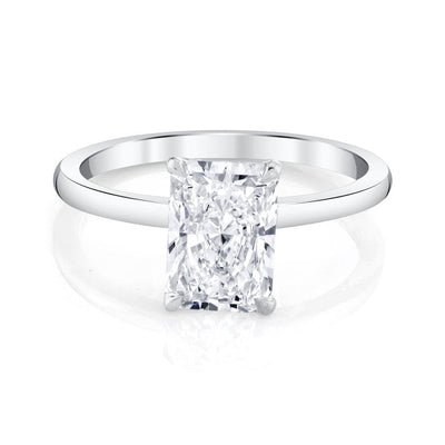 Emerson Fine Jewelry Platinum Everly Classic Radiant 3.09ct Diamond Engagement Ring Engagement Rings