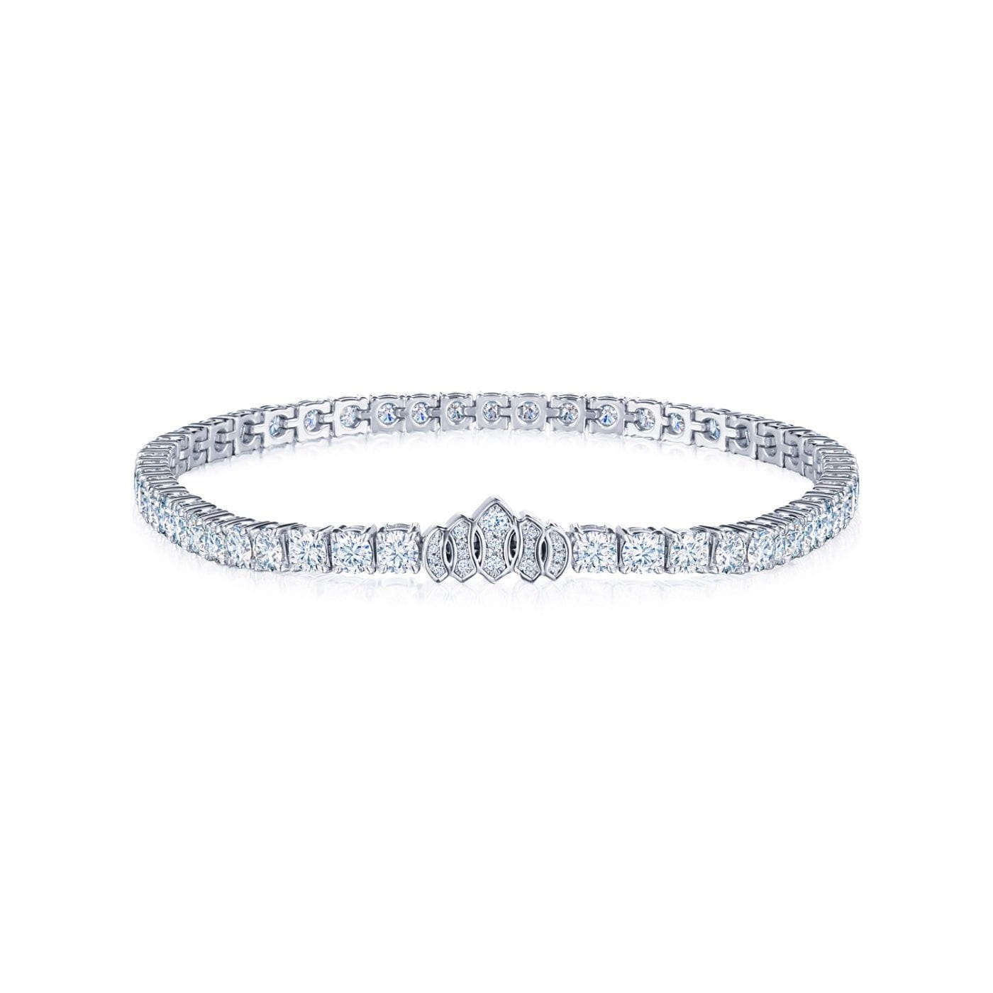 Kwiat Platinum Kwiat Signature Tiara Diamond Line Bracelet – 4.01ctw Bracelets - Women's