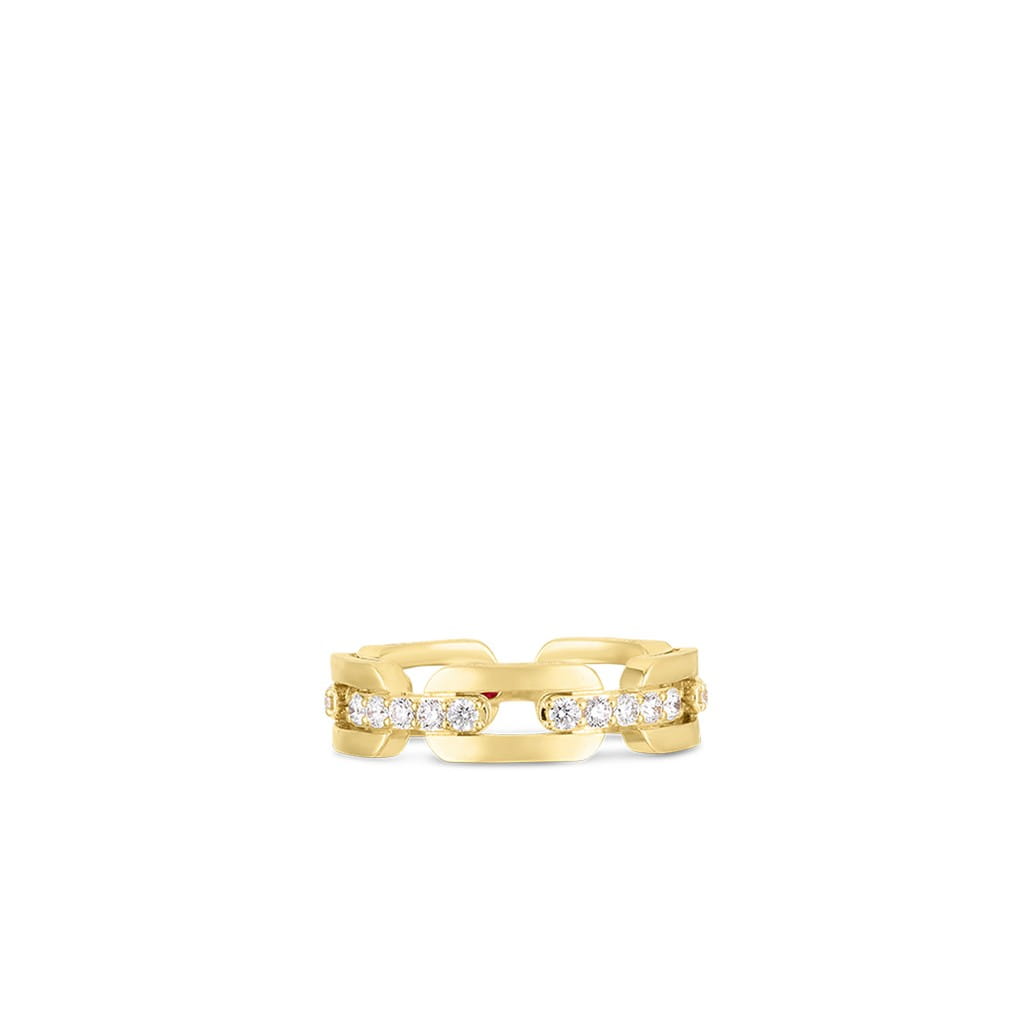 Roberto Coin 18K Yellow Gold Roberto Coin Navarra Diamond Ring Rings - Women's