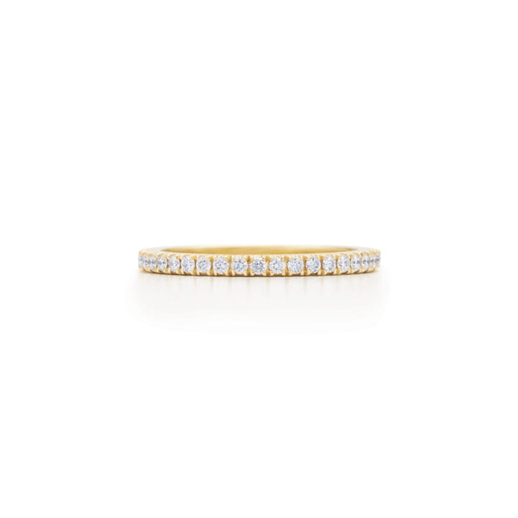 Kwiat 18K Yellow Gold Kwiat Stackable Slim Ring with Diamonds Rings - Women's