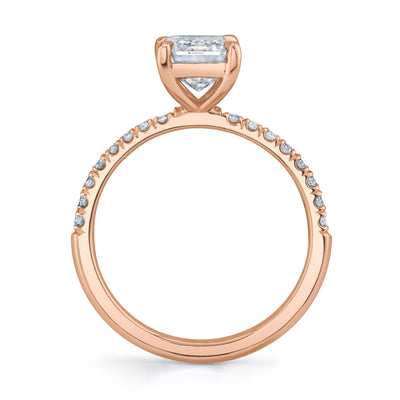 Emerson Fine Jewelry 2ct Everly Emerald Cut Pave Engagement Rings