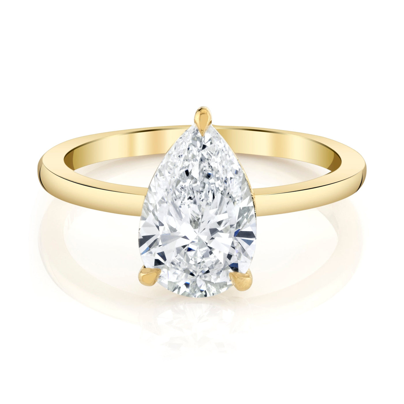 Emerson Fine Jewelry 3ct Everly Pear Classic Engagement Rings