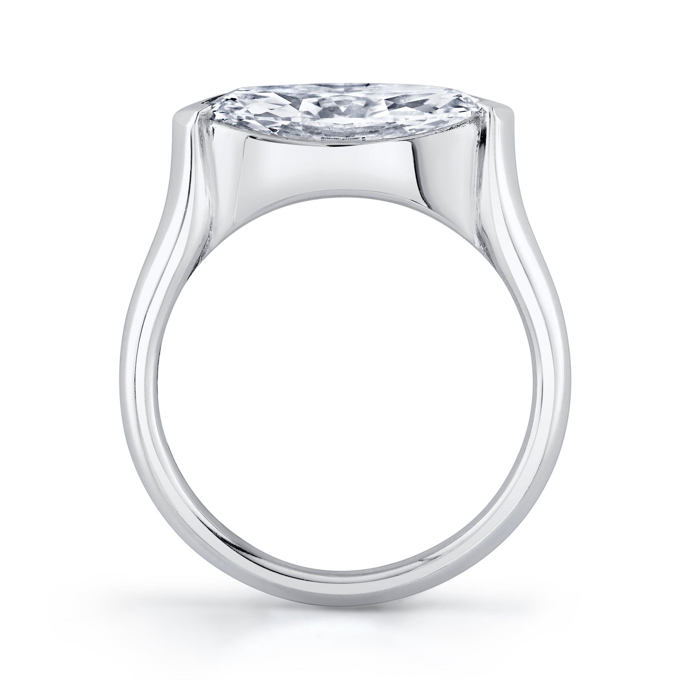 Emerson Fine Jewelry 2.5ct Open Bezel East-West Marquise Engagement Rings