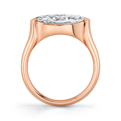 Emerson Fine Jewelry 2.5ct Open Bezel East-West Marquise Engagement Rings