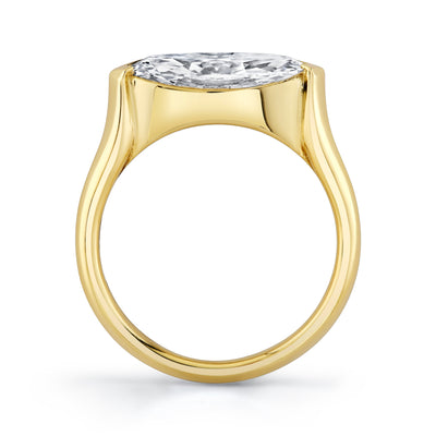 Emerson Fine Jewelry 3ct Open Bezel East-West Marquise Engagement Rings