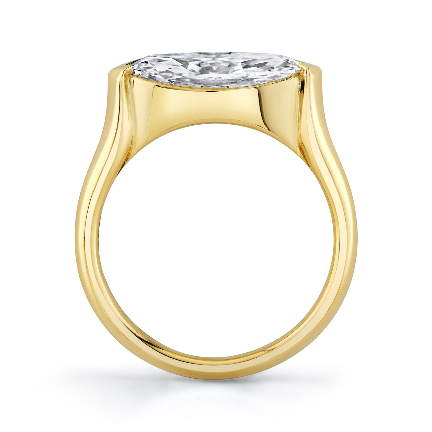 Emerson Fine Jewelry 2.5ct Open Bezel East-West Marquise Engagement Rings