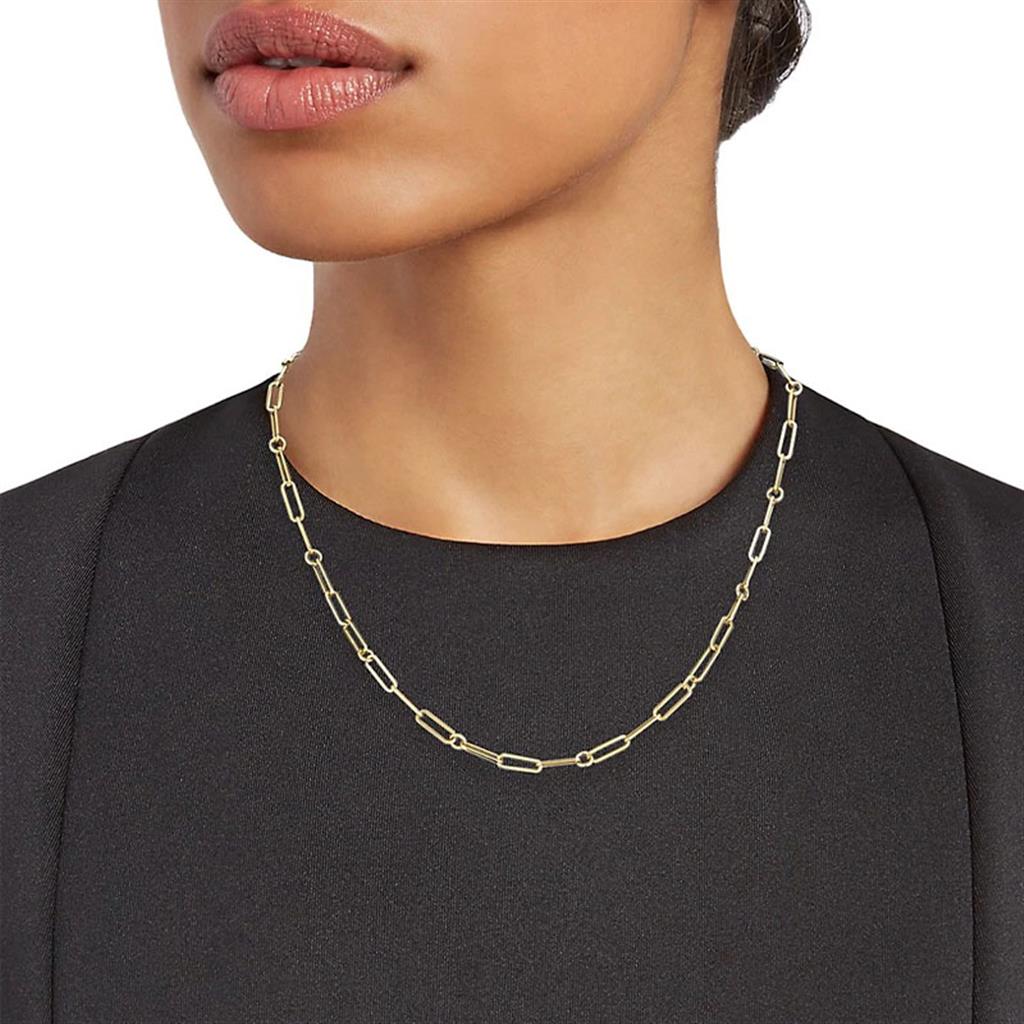 Roberto Coin 18K Yellow Gold Roberto Coin Paperclip & Round Link Chain Necklace Chains & Cords
