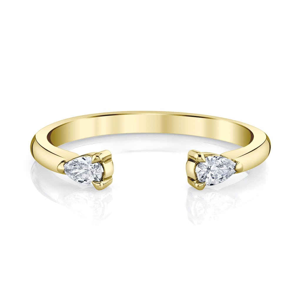 Emerson Fine Jewelry 18K Yellow Gold Marguerite Open Shank Band Rings - Women's