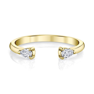 Emerson Fine Jewelry 18K Yellow Gold Marguerite Open Shank Band Rings - Women's