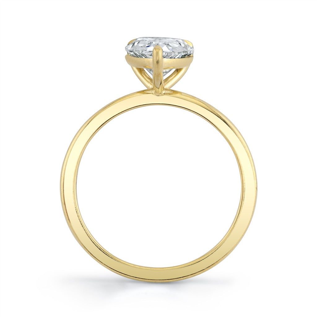 Emerson Fine Jewelry 18K Yellow Gold Everly Classic Pear Diamond Engagement Ring Engagement Rings