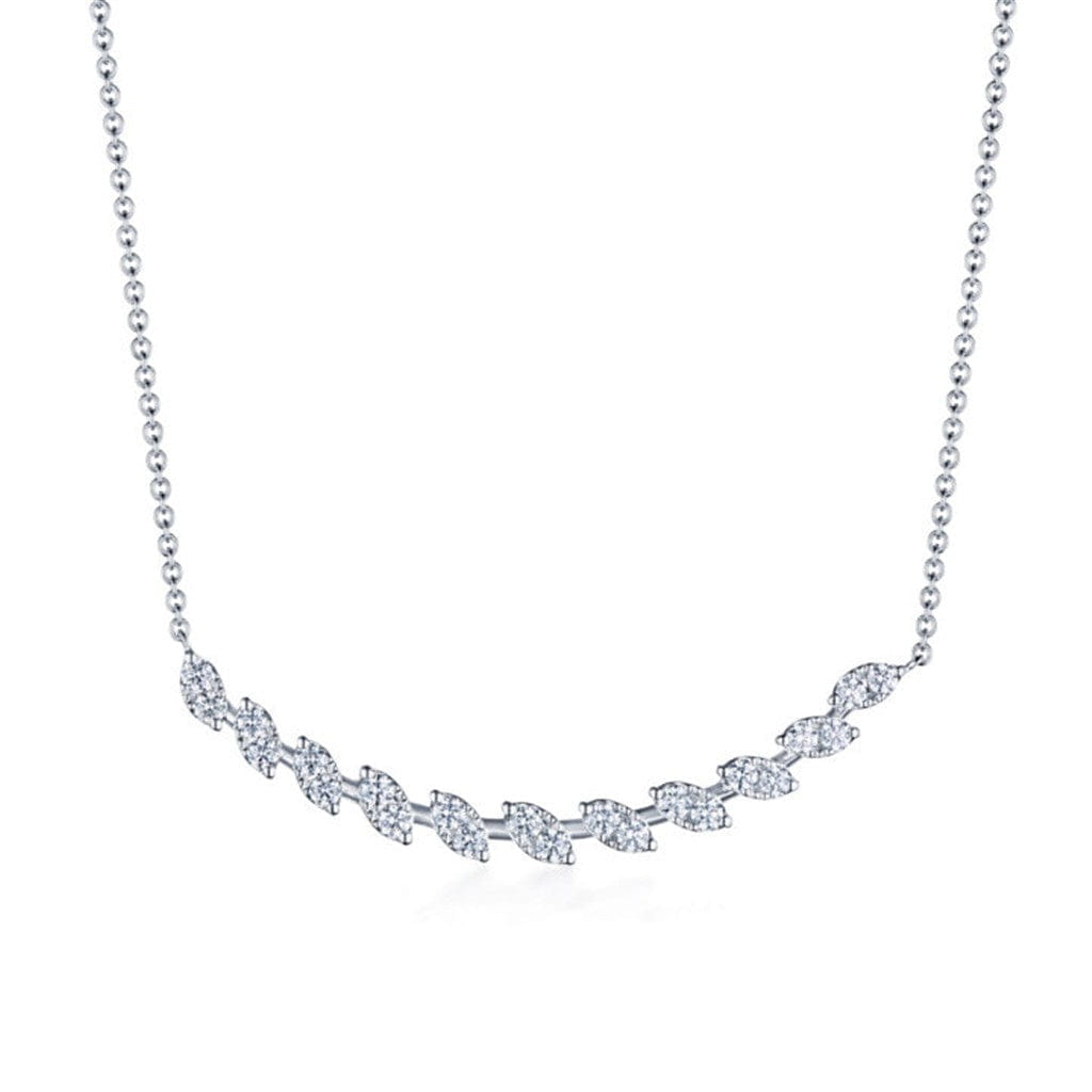 Kwiat 18K White Gold Kwiat Marquise Diamond Demi-Line Necklace Necklaces