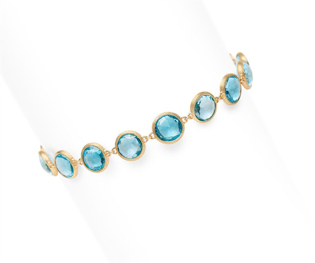 18K Yellow Gold Marco Bicego Bracelet with Topazes