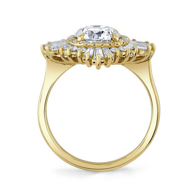 Emerson Fine Jewelry 18K Yellow Gold Emerson Fine Jewelry Gatsby Collection Engagement Rings