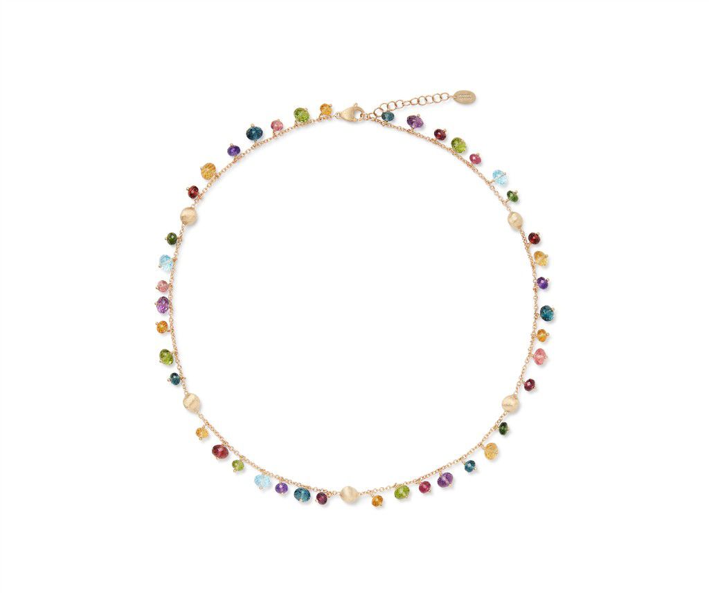 Marco Bicego 18K Yellow Gold Marco Bicego Necklace with Mixed Stones Necklaces