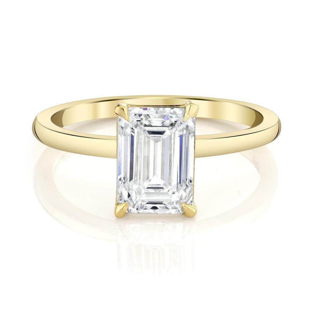 Emerson Fine Jewelry 18K Yellow Gold Everly Classic Emearld Cut Diamond Engagement Ring Engagement Rings