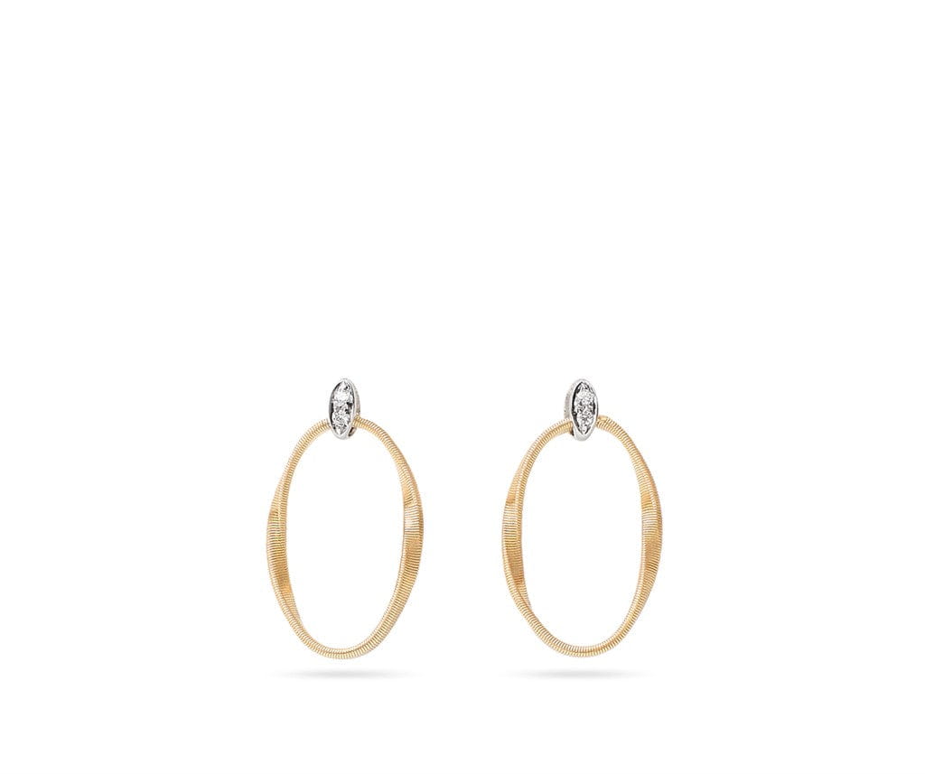 Marco Bicego 18K Yellow Gold Marco Bicego Diamond Link Earrings Earrings