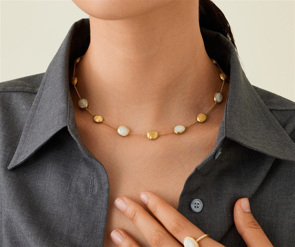 Marco Bicego 18K Yellow Gold Marco Bicego Mother of Pearl Necklace Necklaces