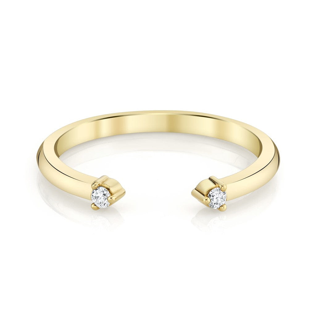 Emerson Fine Jewelry 18K Yellow Gold Violet Open Shank Band Rings - Women's