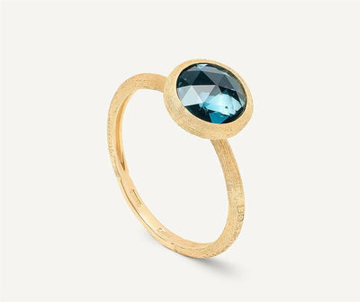 Marco Bicego 18K Yellow Gold Marco Bicego Small London Blue Topaz Ring Rings - Women's