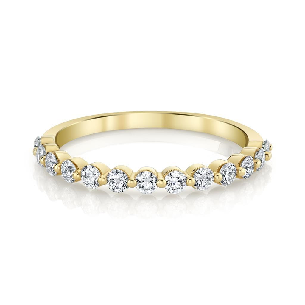 Emerson Fine Jewelry 18K Yellow Gold Shared Prong Diamond Band Rings - Women's