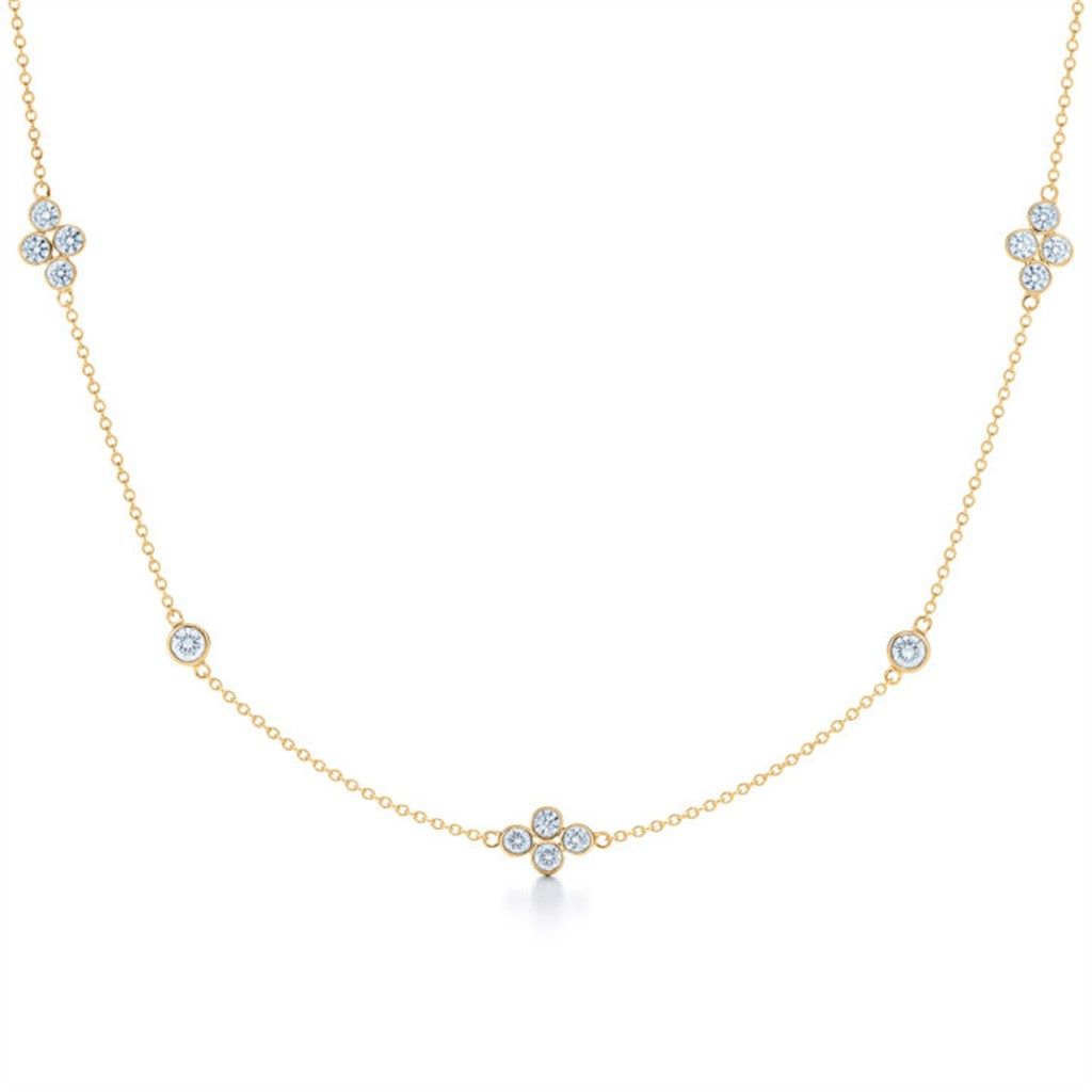 Kwiat 18K Yellow Gold Kwiat Diamonds Strings Quad Necklace Necklaces