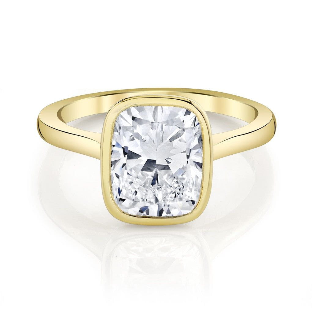 Emerson Fine Jewelry 18K Yellow Gold Rea Classic Cushion Diamond Engagement Ring Engagement Rings