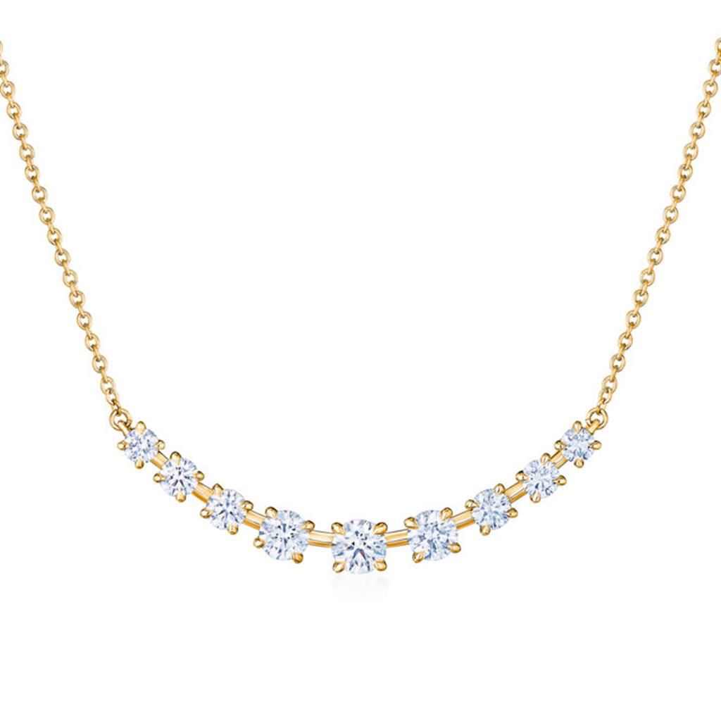 Kwiat 18K Yellow Gold Kwiat Nine-Stone Demi Necklace with Diamonds Necklaces