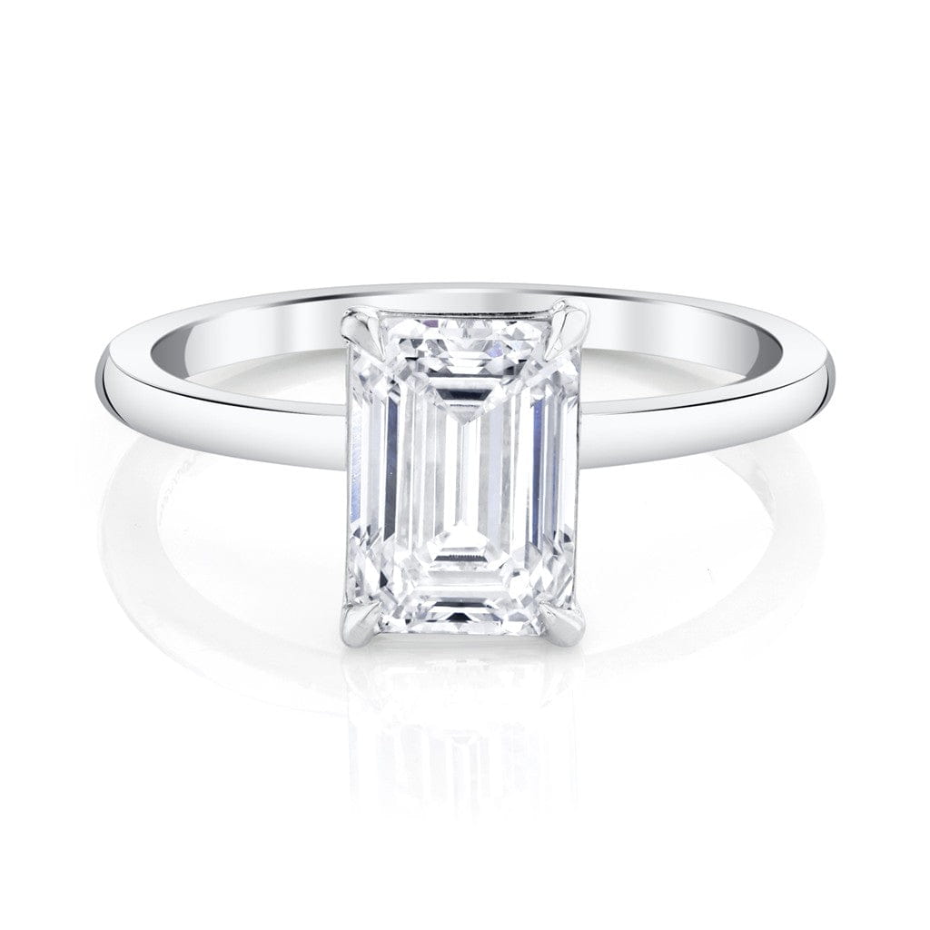 Emerson Fine Jewelry Platinum Everly Classic Emerald Cut Diamond Engagement Ring Engagement Rings