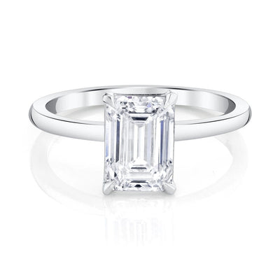 Emerson Fine Jewelry Platinum Everly Classic Emerald Cut Diamond Engagement Ring Engagement Rings