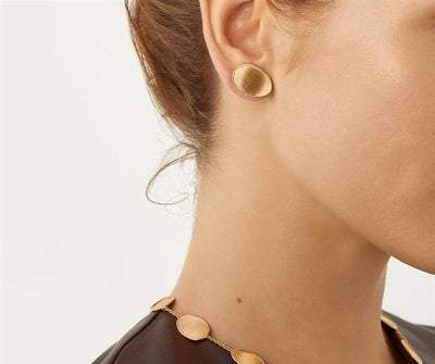 Marco Bicego 18K Yellow Gold Marco Bicego Petal Stud Earrings, Small Earrings